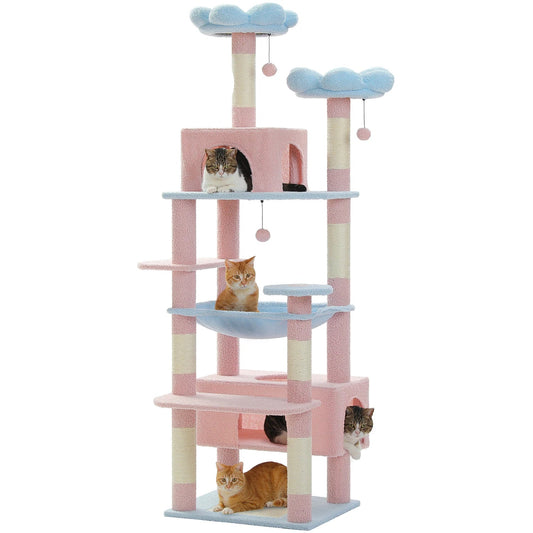 Arbre à chat <br> fleurs