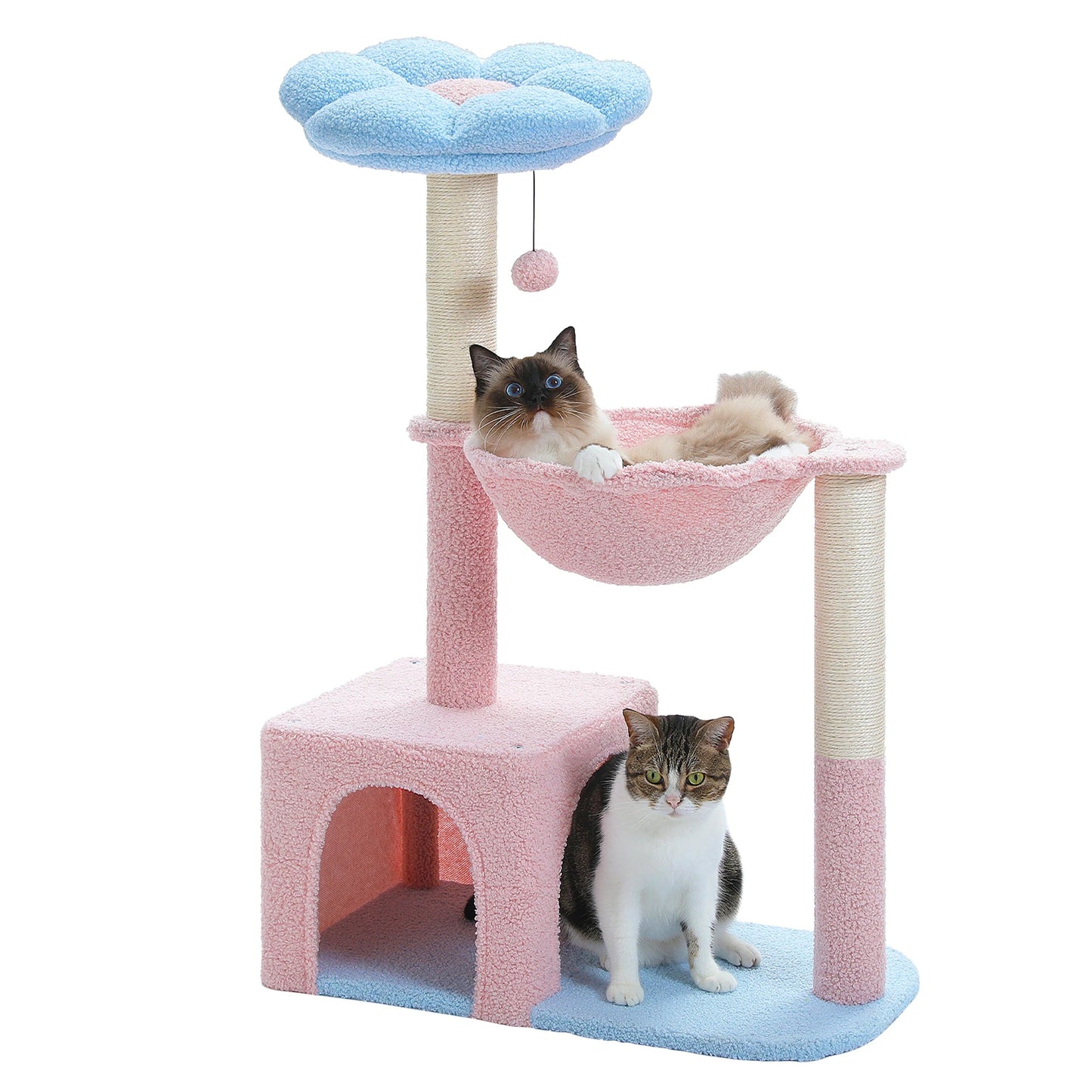 Arbre à chat <br> fleurs