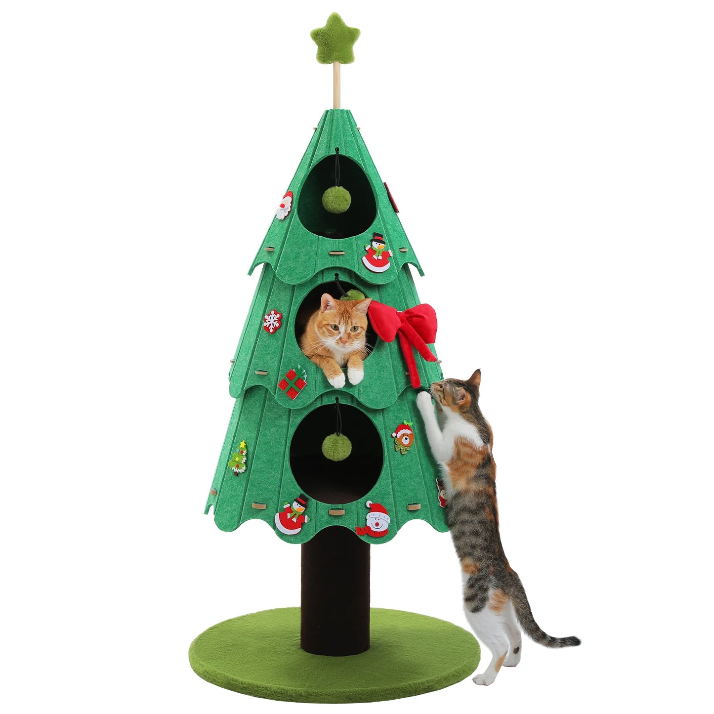 Arbre à chat <br> sapin de noël
