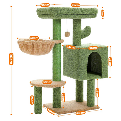 Arbre à chat <br> petit rose