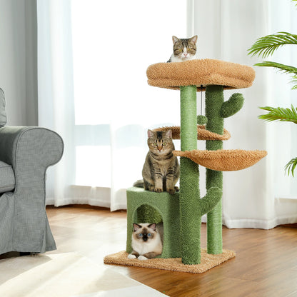 Arbre à chat <br> design cactus