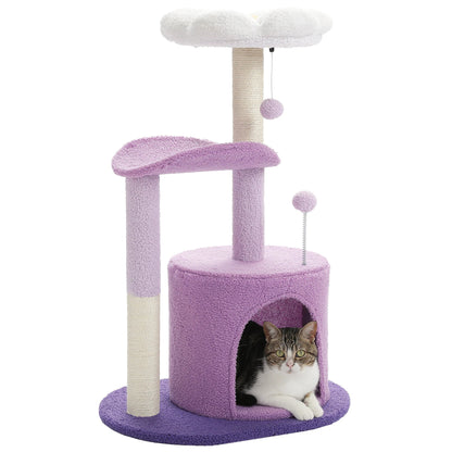 Arbre à chat <br> design fleur