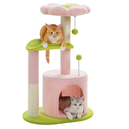 Arbre à chat <br> design fleur