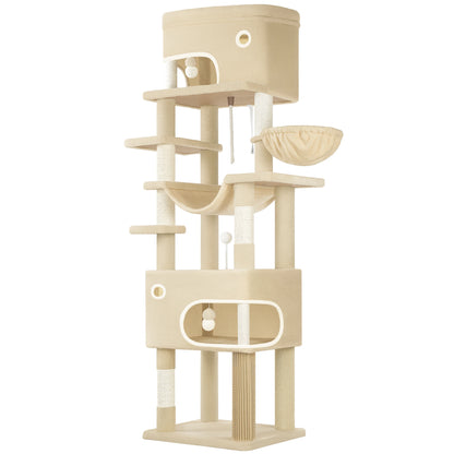 Arbre à chat <br> beige