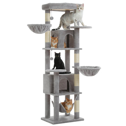 Arbre à chat <br> hamac et paniers