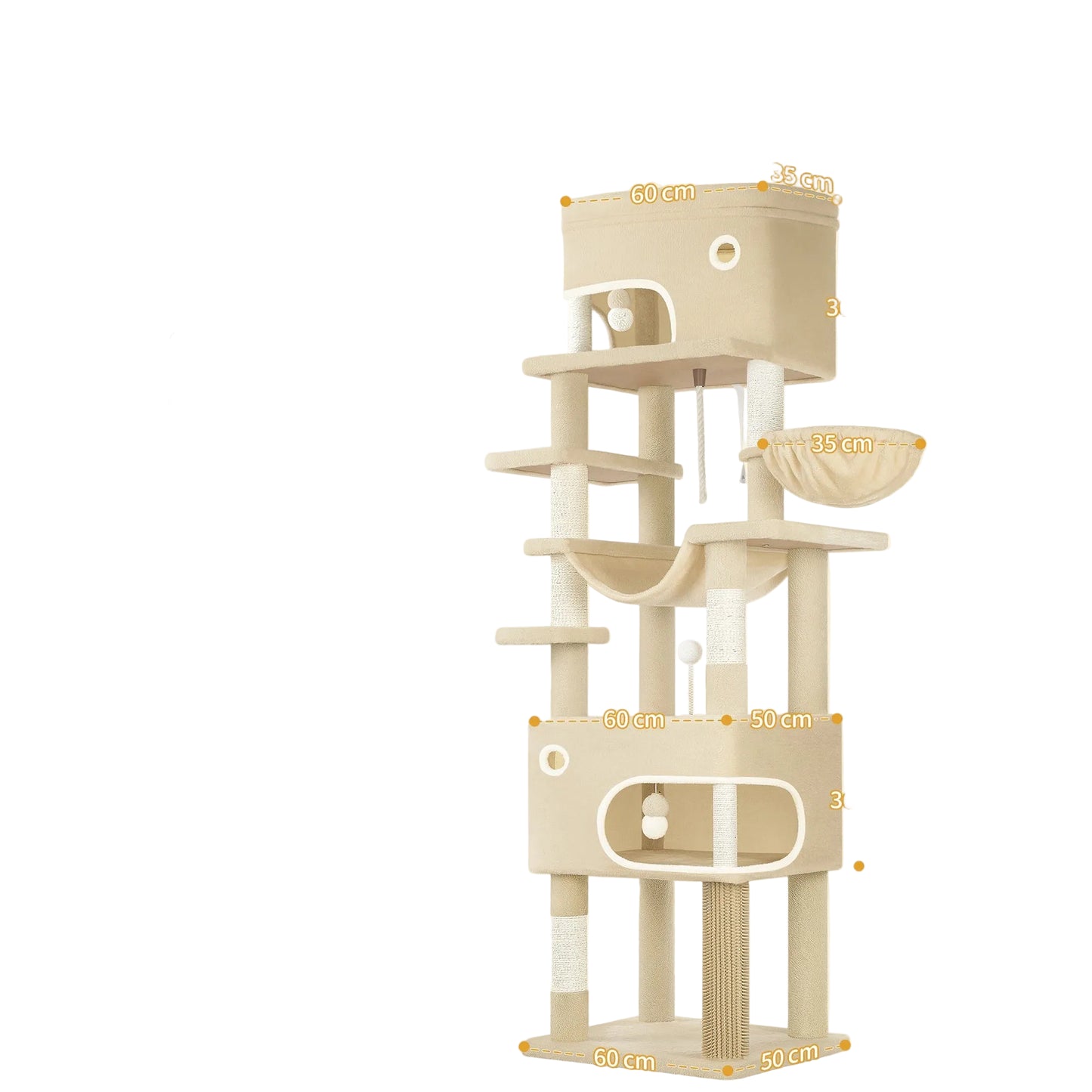 Arbre à chat <br> beige