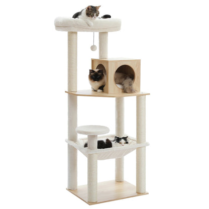 Arbre à chat <br> bois naturel