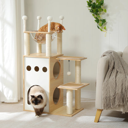 Arbre à chat <br> design bois