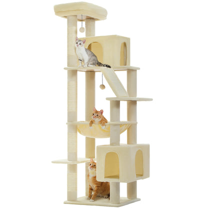 Arbre à chat <br> XXL pour races géantes beige
